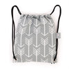 Mochila de cuerdas con forro impermeable en su interior, Colección Funny Arrows