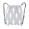 Mochila de cuerda con forro impermeable en su interior, Colección Feather Baby